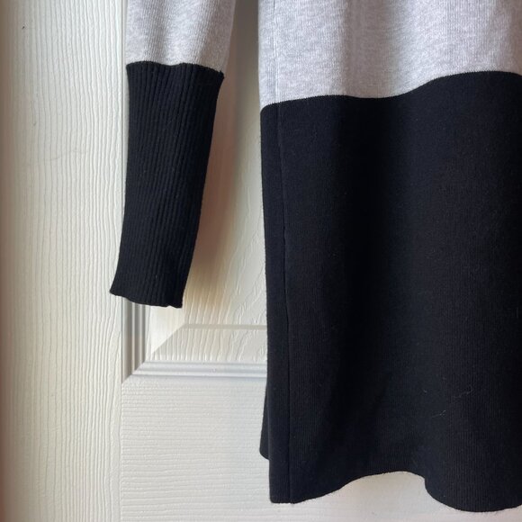 Two-Tone Open-Front Cardigan Size Small - Picture 7 of 10